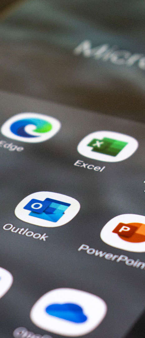 A picture featuring a series of office 365 icons.